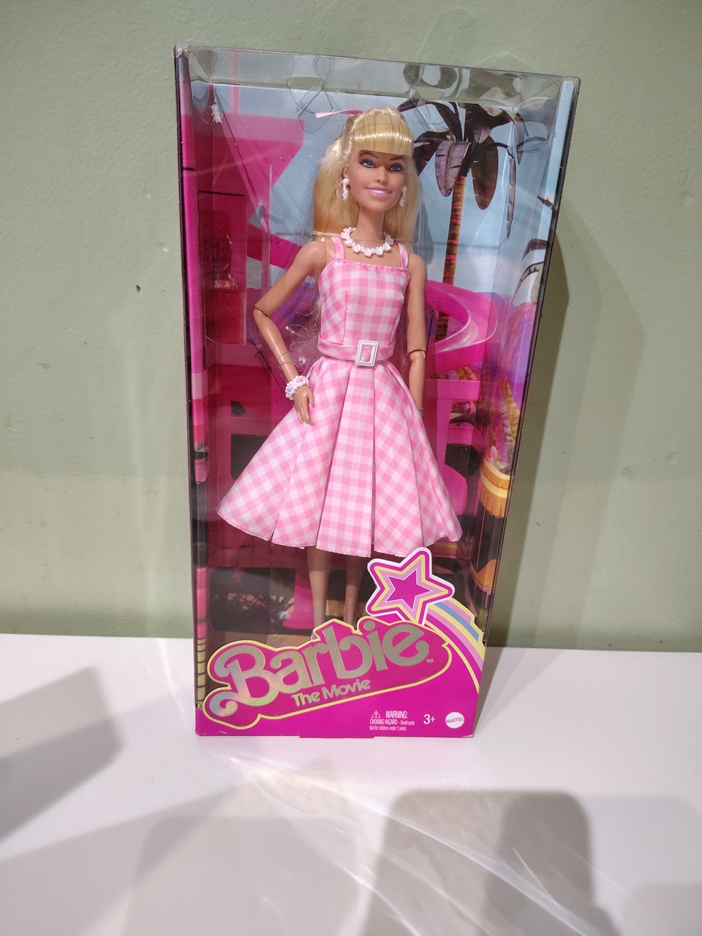 NWT NIB Mattel Barbie The Movie Collectible Doll Toy Girls Pink Dress
